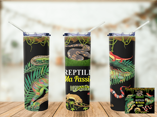 Reptiles Ma Passion Tumbler - 20oz
