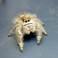 Phidippus Regius - Reverse Oreo - Regal Jumping Spider - Reverse Oreo - CB